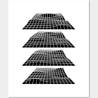 geometric ground Posters and Art